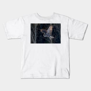 Great Grey Owl Kids T-Shirt